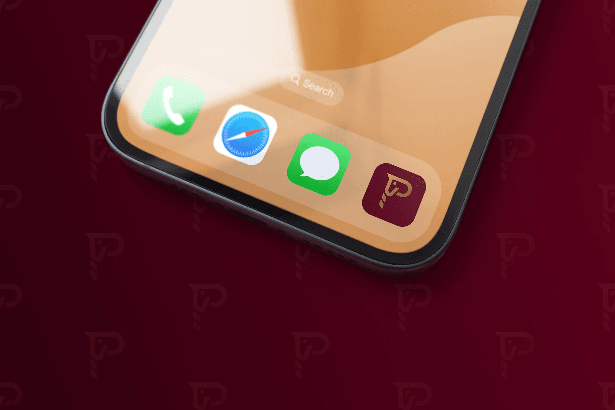 The Positive Horse Training app icon on a phone